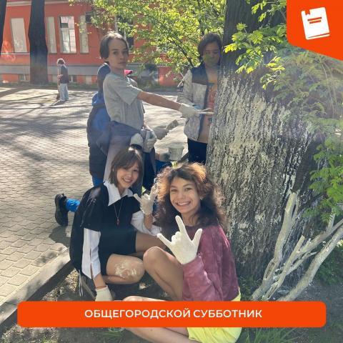 Общегородской субботник Общегородской субботник